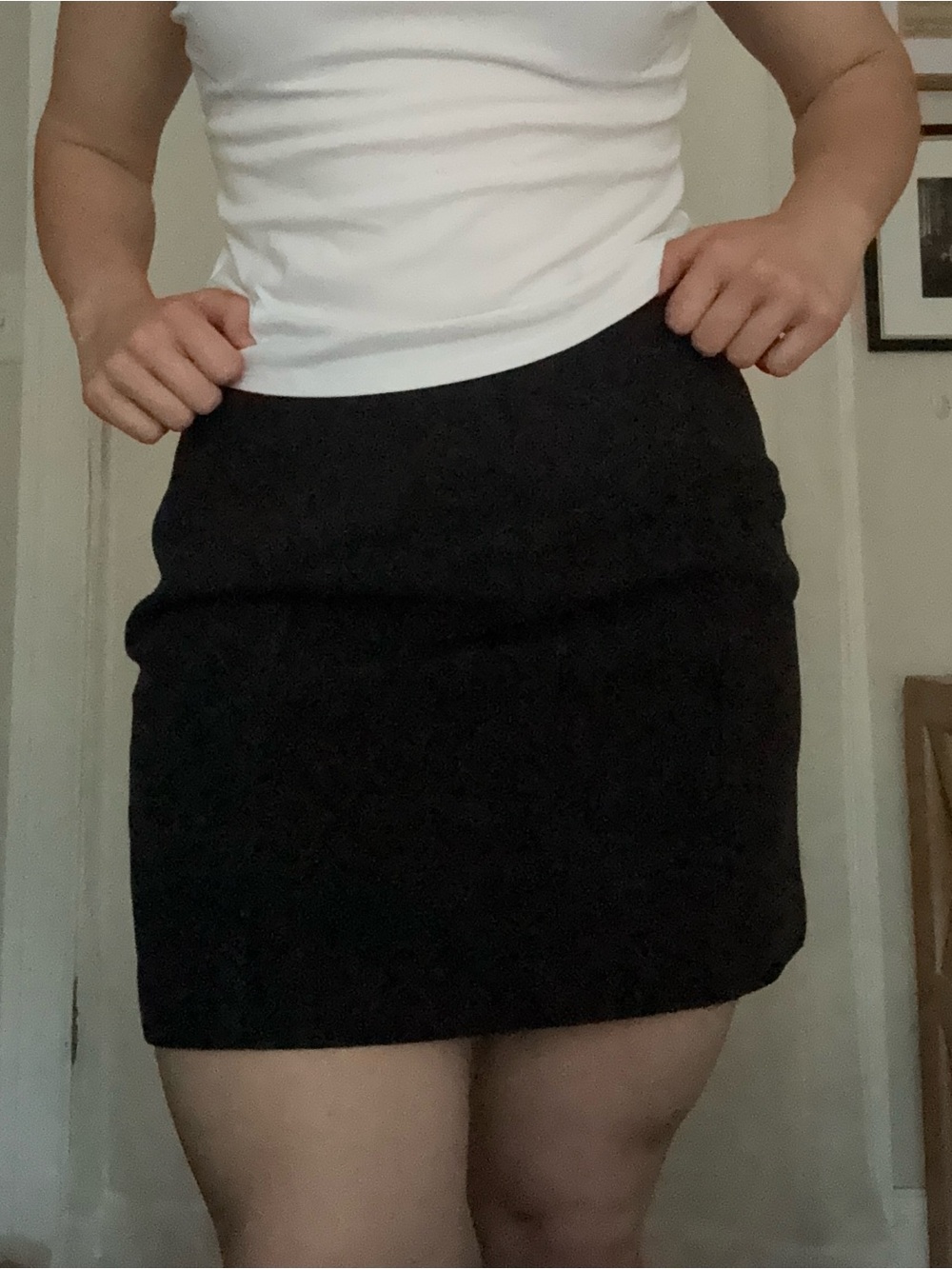 J.Crew Black Wool Cashmere Blend Mini Skirt – Women’s Size 12